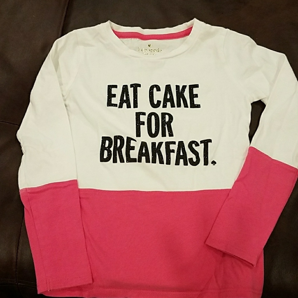Kate Spade Eat Cake for Breakfast 5T shirt